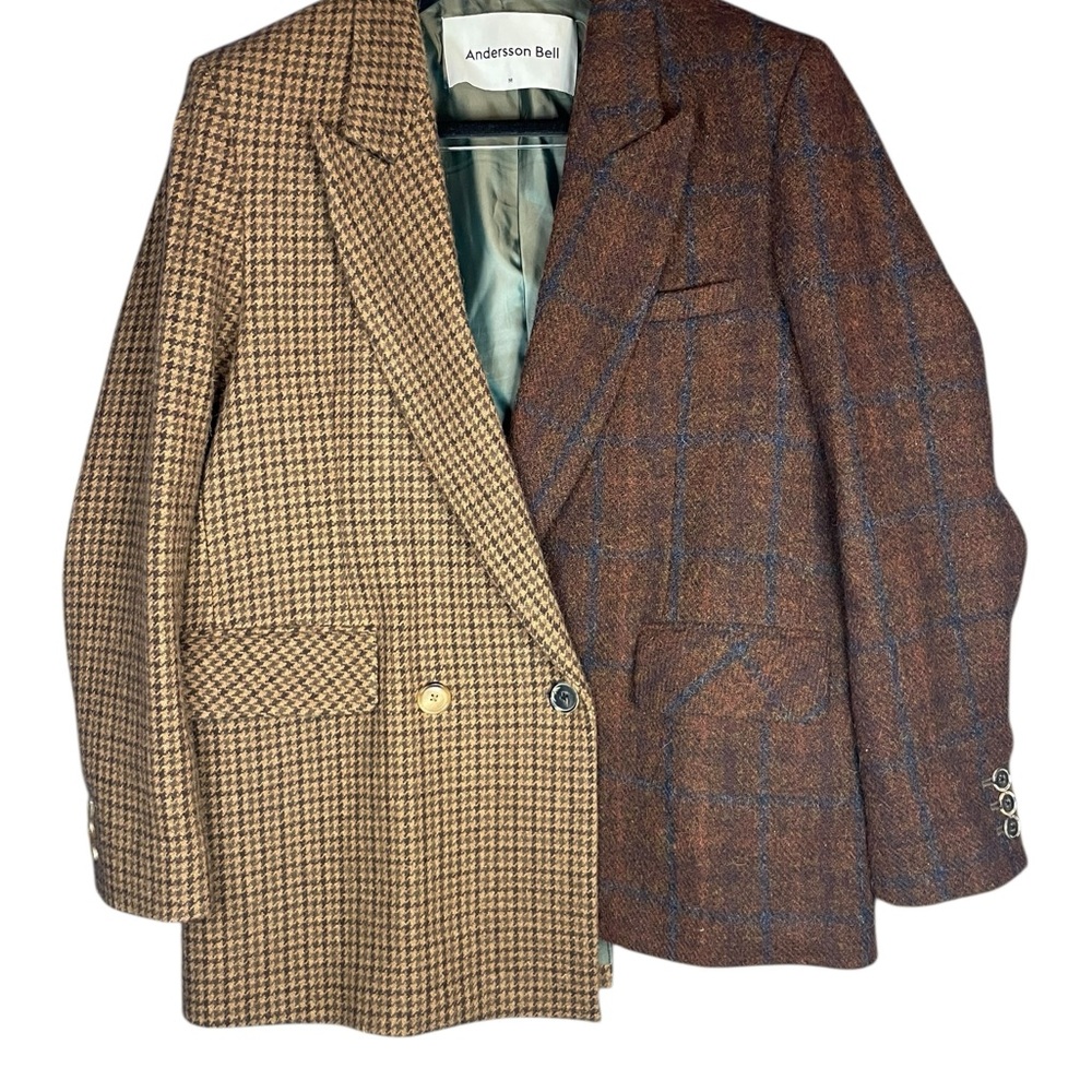 Andersson Bell Olga Brown Combo Jacket